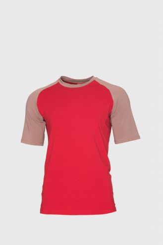 Men organic cotton shirt short sleeve